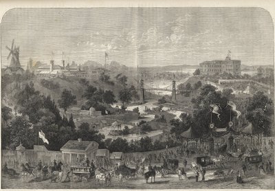 Hamburg - Germany - Horticultural Exhibition 1869 - Hamburg - the park of the International Horticulture Exhibition by Unknown artist