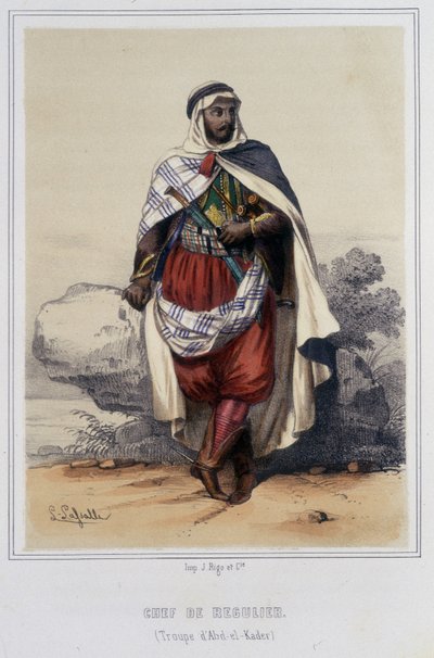 Head of regain in Algeria during the second half of the 19th century by Unknown artist
