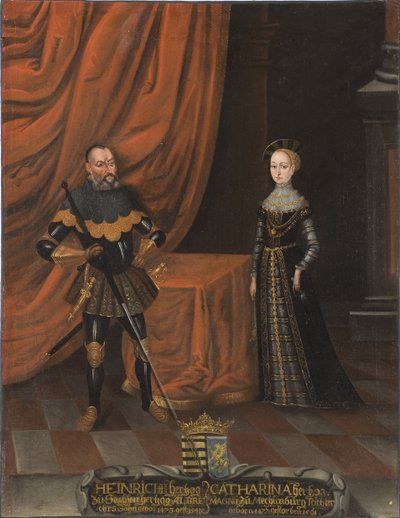 Duke Henry the Pious and Duchess Catherine of Mecklenburg by Unknown artist