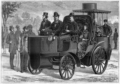 High Speed Steam Car by Amedee Ernest Bollee by Unknown artist