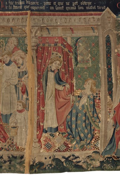 History of Saint Piat and Saint Eleuthère, Scene 11: The Temptations of the Saint Éleuthère by Unknown artist