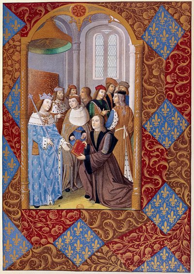 Publisher Antoine Verard Presents His Book to King Charles VIII by Unknown artist