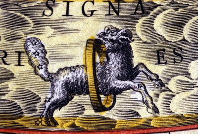 Horoscope: sign of the zodiac, Aries. by Unknown artist