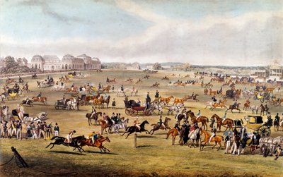 Horse Race at Chantilly under the Patronage of the Duke of Orleans by Unknown artist