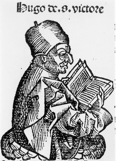 Hugh of Saint Victor, xylography by Hartmann Schedel 