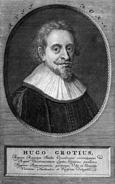 Hugo Grotius (1583-1645) (Huig de Groot), Dutch lawyer and diplomat. by Unknown artist