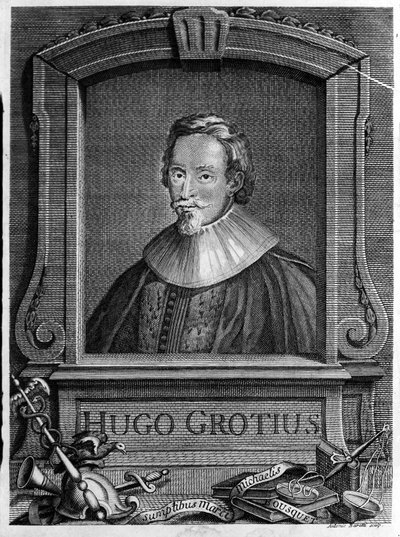 Hugo Grotius (1583-1645) (Huig de Groot), Dutch lawyer and diplomat. by Unknown artist