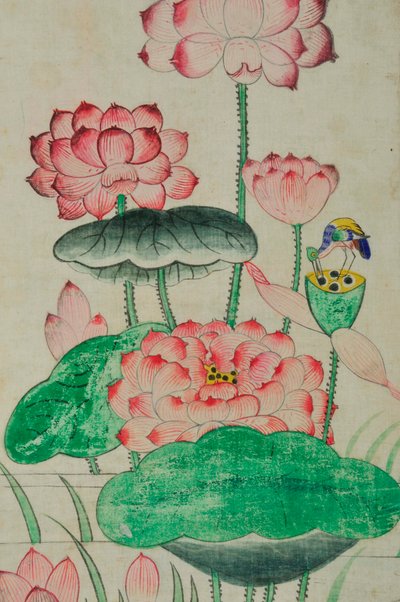 Bird and Flower Painting by Unknown artist