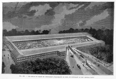 Ideal view of the Palais de l