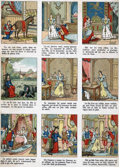 Illustration for Donkey Skin, tale by Charles Perrault. by Unknown artist