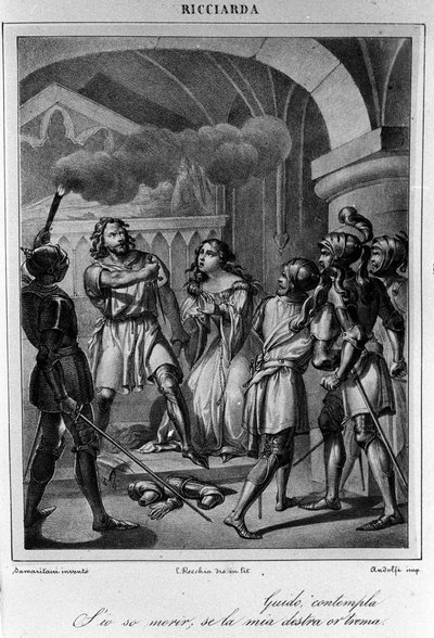 Illustration for the last scene of Act V of 