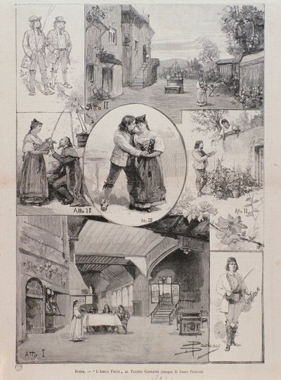 Illustrations for the opera L