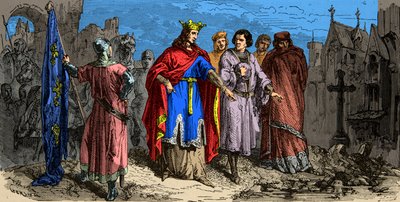 In 1186 Philippe Auguste ordered to pave the streets of Paris by Unknown artist