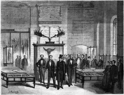 Inauguration of the Musee Gallo Romain at the Chateau Saint Germain en Laye by Napoleon III (Charles Louis Napoleon Bonaparte) by Unknown artist