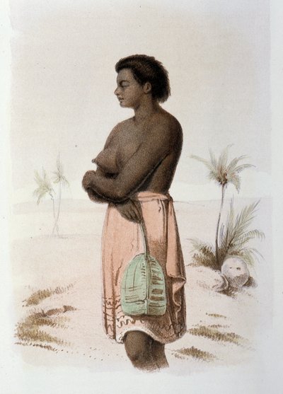 Indigenous Tonga of Oceania - in “First Swedish Circumnavigation” by Skogman Carl Johan Alfred, ed. Stockholm, Adolf Bonnier by Unknown artist