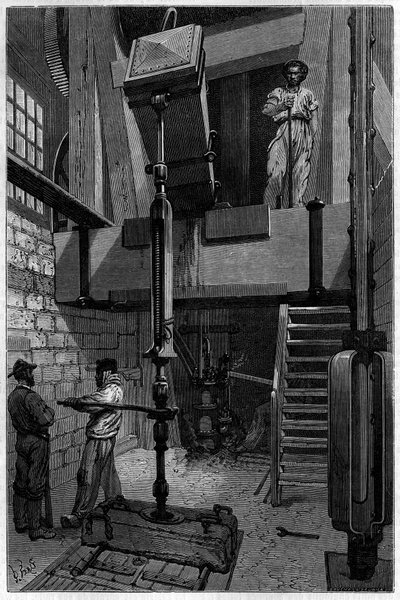 Installation of a Drill to Discover a Coal Deposit by Unknown artist