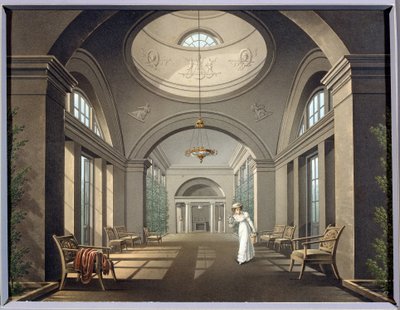 Interior of the Aviary in the Pavlovsk Palace by Unknown artist