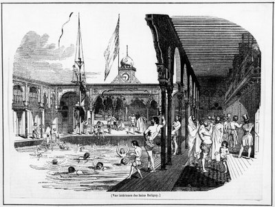 Interior view of the Deligny Baths - Carnavalet, s.d by Unknown artist