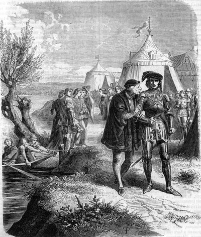 Interview Between King Louis XI and the Count of Charolais by Unknown artist