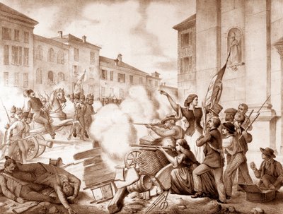 Italian Unification (Risorgimento 1848-1870): Episode of the Ten Days of Brescia, March 23 to April 1 by Unknown artist