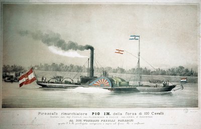 Italian Steamer Tug Pio IX by Unknown artist