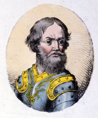 Ivan III Vasilyevich the Great. Grand Prince of Moscow and All Russia. Engraving from the beginning of the 19th century by Unknown artist