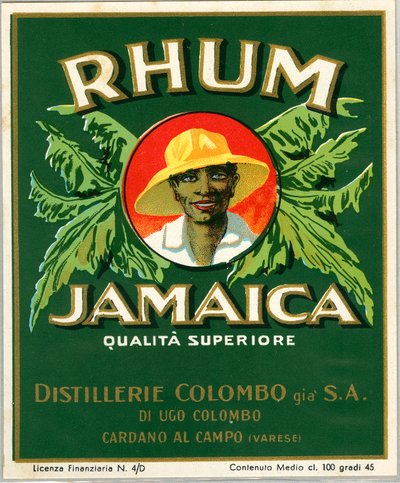 Jamaica rum alcohol advertisement by Unknown artist