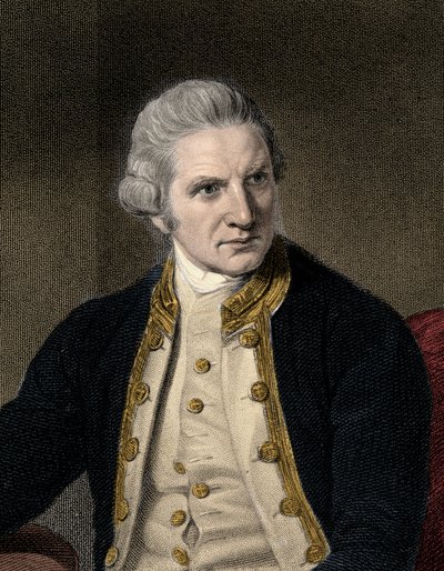 James Cook 1728-1779 - 19th century engraving by Unknown artist