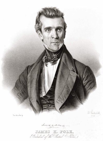 James K. Polk, President of the United States by Unknown artist