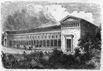 Jardin des Plantes in Paris in 1861: lodge of carnivorous animals by Unknown artist
