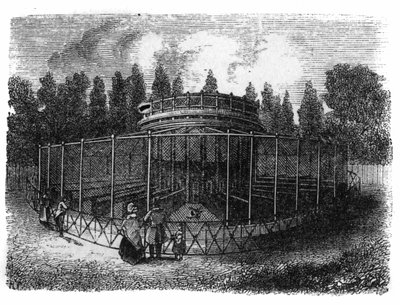 Jardin des Plantes in Paris in 1861: pheasanderie by Unknown artist