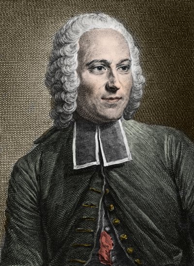 Portrait of the Abbe Jean Antoine Nollet (1700-1770), French physicist by Unknown artist