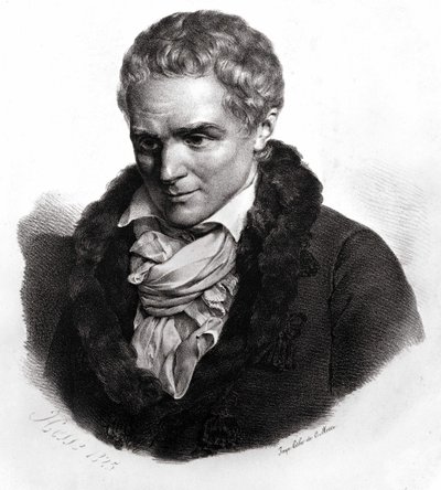 Jean-Jacques Rousseau (1712-1778), French-speaking Geneva writer and philosopher by Unknown artist