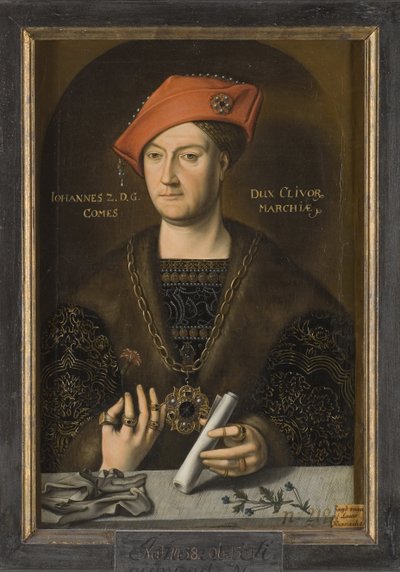 Portrait of John II (1458-1521), Duke of Cleves, Count of Mark by Unknown artist