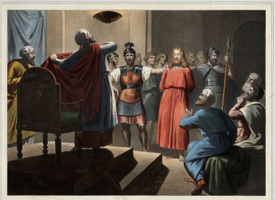 Jesus before Caiaphas by Unknown artist