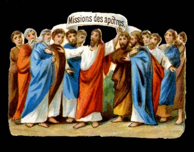 Jesus entrusts their missions to the apostles by Unknown artist