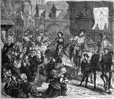 Joan of Arc entered Orleans on 29 April 1429 by Unknown artist