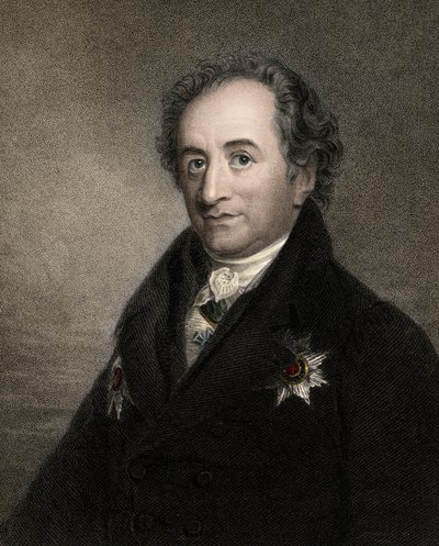 Johann Wolfgang von Goethe (engraving) by Unknown artist