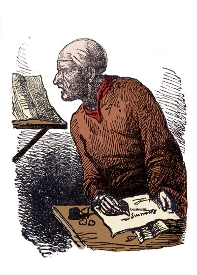 John Duns Scotus (1265? -1308), also called Jean Duns Scott or Jean Duns Scot, Franciscan philosopher by Unknown artist