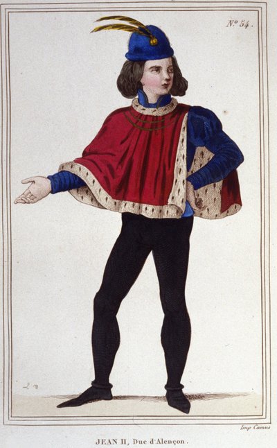 John II of Valois, Duke of Alençon (1409-1476). Command the royal army accompanied by Jeanne d