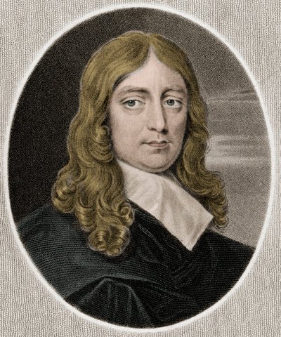 John Milton - engraving - 19th century by Unknown artist