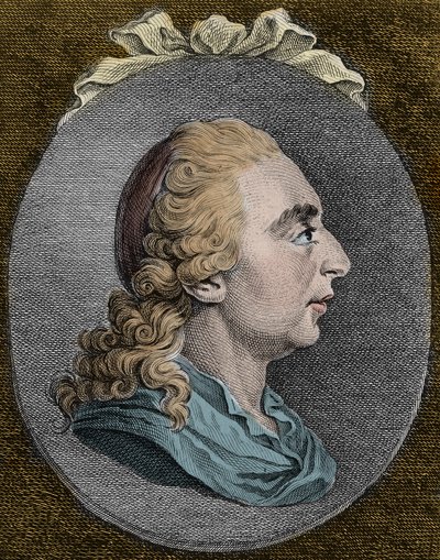Joseph Freiherr von Sonnenfels (1732-1817) Austrian and German jurist and novelist engraving - Joseph von Sonnenfels Austrian jurist and writer by Unknown artist