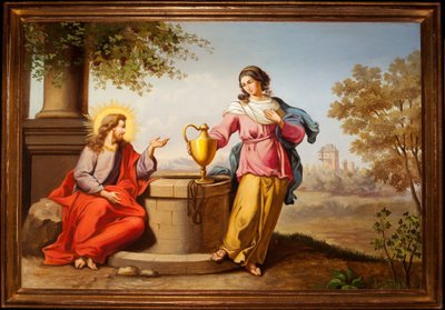 Jesus and the Samaritan Woman by Unknown artist