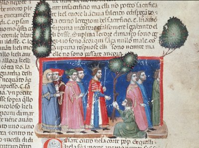 Julius Caesar learning the conjuration of Catilina in 63 BC (detail) by Unknown artist