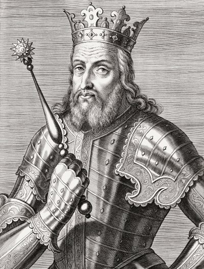 King Afonso IV of Portugal. Portrait. by Unknown artist