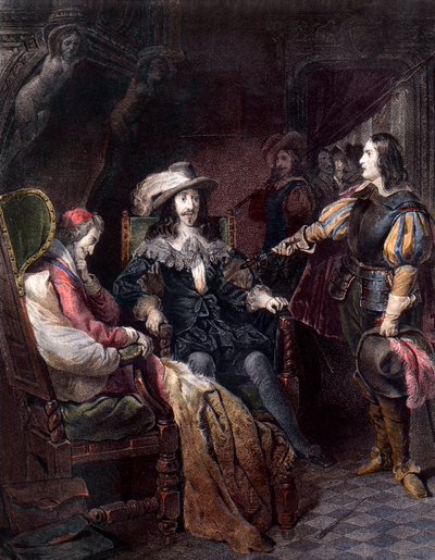 Louis XIII, King of France with Henri Coiffier de Ruze d