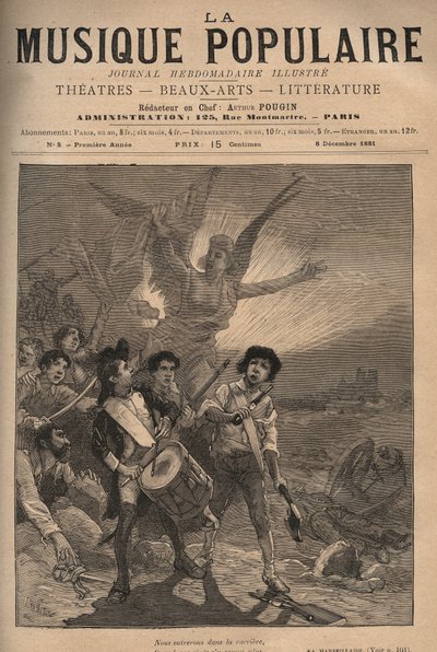La Marseillaise, which became the national anthem under the Third Republic by Unknown artist