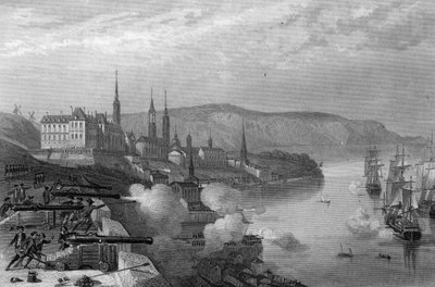 La défense de Québec par le Comte De Frontenac. in 