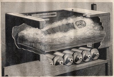 Artificial Maternity: A Child Incubator - Engraving in 