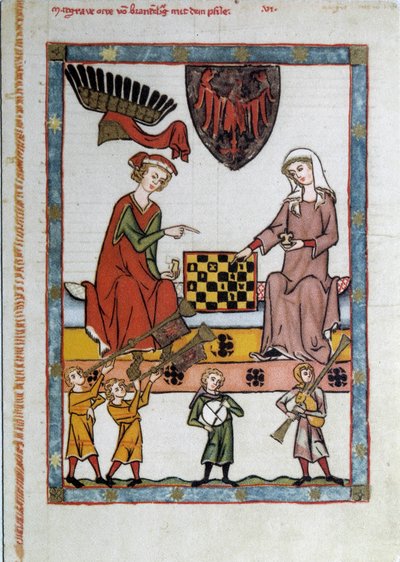 Chess Game by Unknown artist